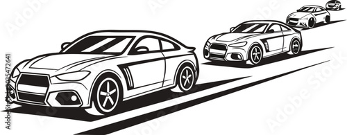 Road Traffic Accident Scene Vector Collection – Car Crash, Collision & Safety Illustrations Set