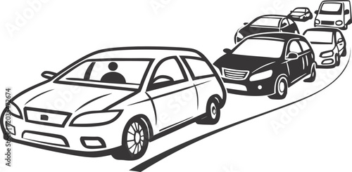 Road Traffic Accident Scene Vector Collection – Car Crash, Collision & Safety Illustrations Set