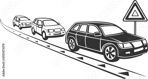 Road Traffic Accident Scene Vector Collection – Car Crash, Collision & Safety Illustrations Set