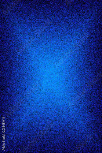  Abstract Deep Blue Starburst Background with Central Light Glow and Heavy Noise Film Grain Texture
