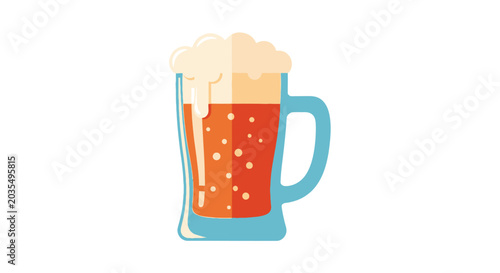 Foto A glass of beer with foam.