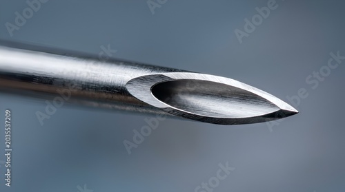 Close-up of a Medical Needle: Precision and Healthcare
