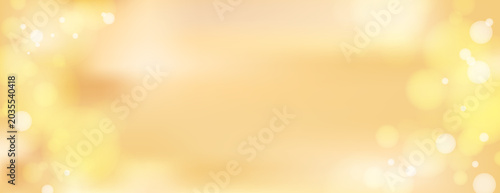 Vászonkép Warm golden bokeh background design