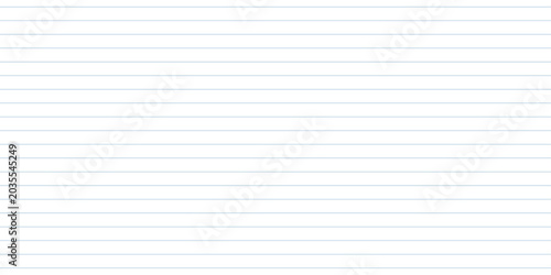 Valokuva Seamless notebook paper pattern with blue horizontal lines