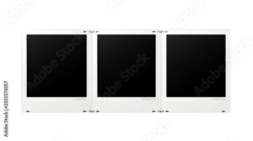 Blank photo frames displaying potential memories studio png artwork minimalist environment eye-level conceptual imagery
