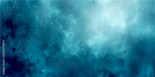 Tableau sur toile Ethereal abstract depiction deep ocean currents, mysterious, mesmerizing depths, conveying sense tranquility, immensity, unknown