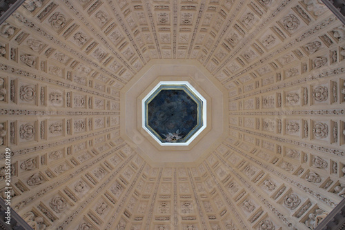 Fotografía coffered ceiling in the ducal chapel in the cordeliers church in nancy in lorrai