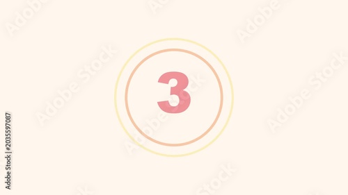 The number three is shown in a circle on a light background