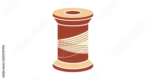 Tableau sur toile Spool of Thread Vector Illustration