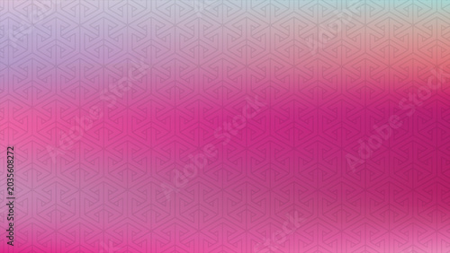 Foto Abstract geometric pink and purple background with a subtle pattern of interwoven triangles