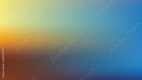 Photos Geometric pattern of impossible triangles creating a mesmerizing optical illusion design