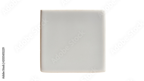 Photos Isolated square light grey ceramic tile for modern interior design and architect