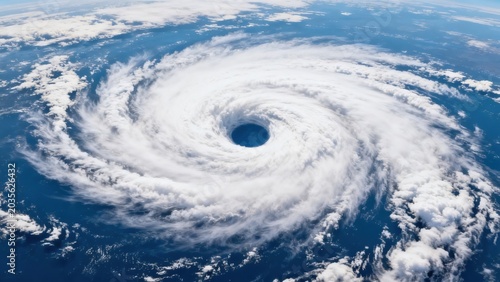 Hurricane from space