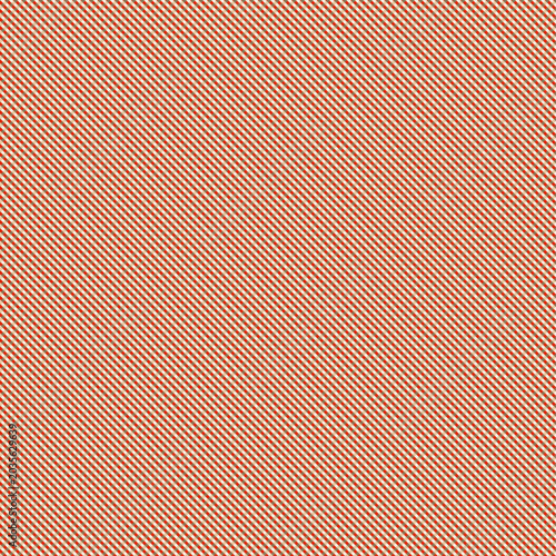 Seamless picnic plaid pattern. Terracotta orange and cream white diagonal gingham check pattern background texture. Geometric abstract backdrop for wrapping paper.