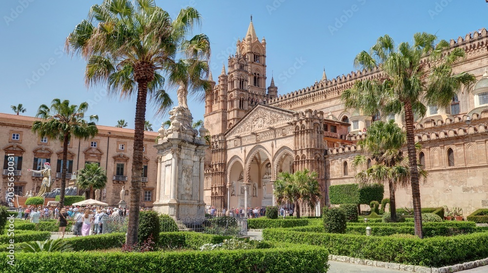 Fototapeta premium Cathédrale de Palerme, Palerme, Sicile, Italie