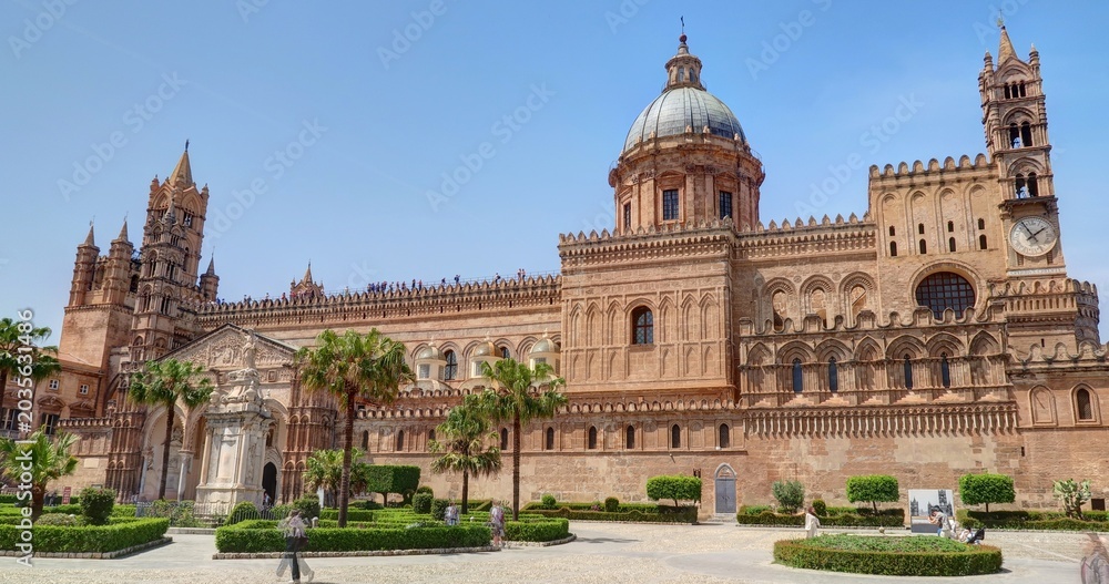 Fototapeta premium Cathédrale de Palerme, Palerme, Sicile, Italie