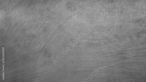 Foto Brushed metal texture in gray tones, perfect for a desktop wallpaper