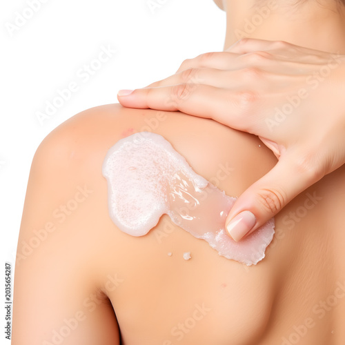Cooling gel for irritated sunburned skin