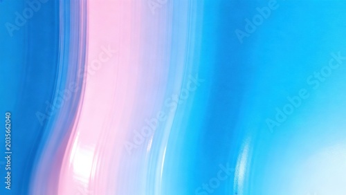 Abstract wavy blue and pink color pattern