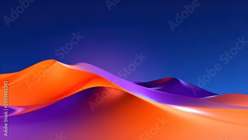 Abstract colorful wave design