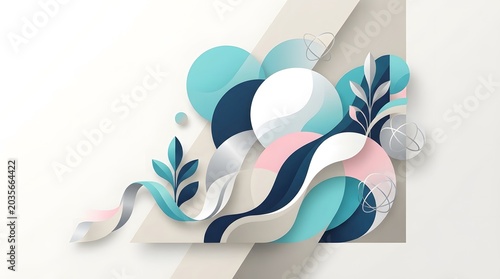 Premium Abstract Illustration Vector Design Background