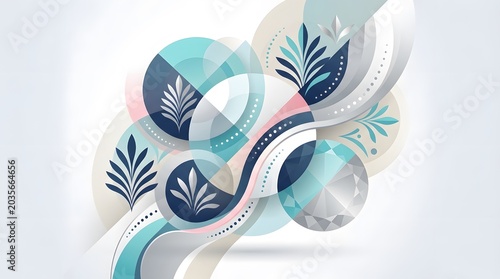 Premium Abstract Illustration Vector Design Background