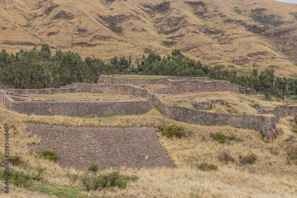 Fototapeta premium Puka Pukara Archaeological Complex near Cuzco, Peru