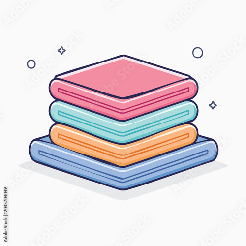 Stack of Folded Towels