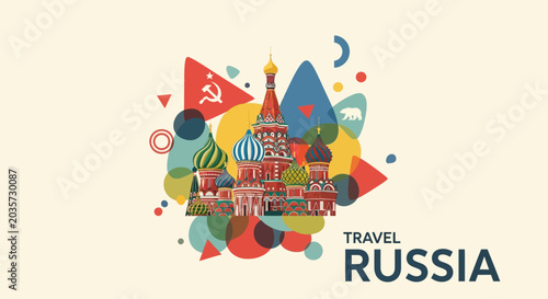 Saint Basil's Cathedral Russia Travel Abstract Art