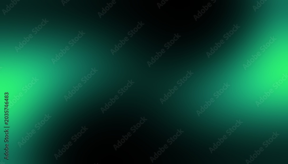 Obraz premium Green and black abstract background