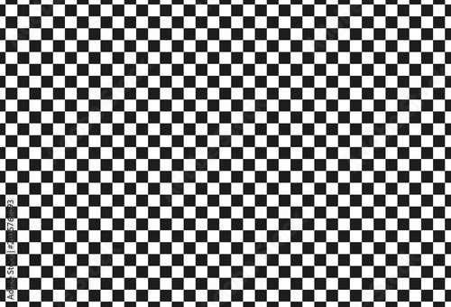 Bild auf Leinwand Black, white abstract geometric seamless pattern