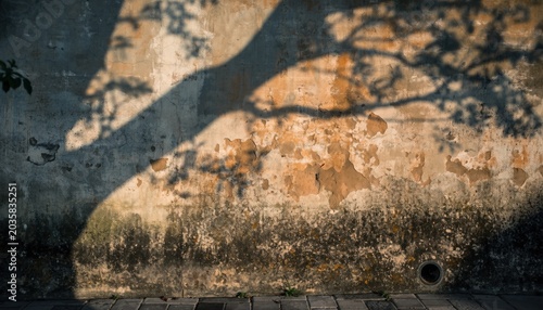 Shadows on a Textured Wall