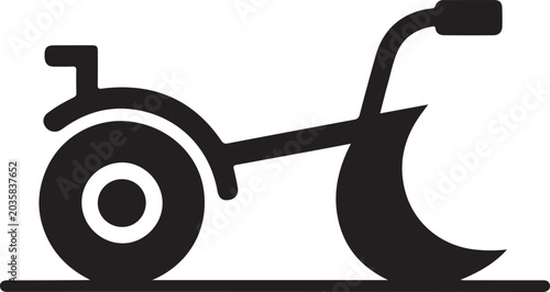 Motorcycle, bike, vehicle, transportation icon, black silhouette