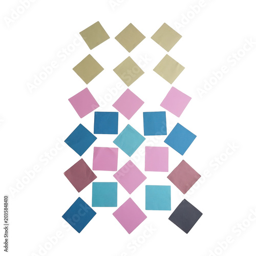 Colorful hexagon shape pattern vector