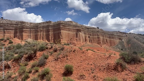Panoramic view on the Teruel canyon in Spain