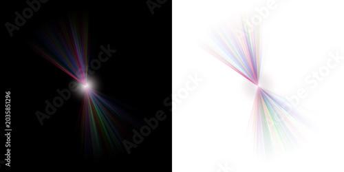 Foto Abstract Pulsar Energy Burst Digital Art Illustration Representing Cosmic Radiat
