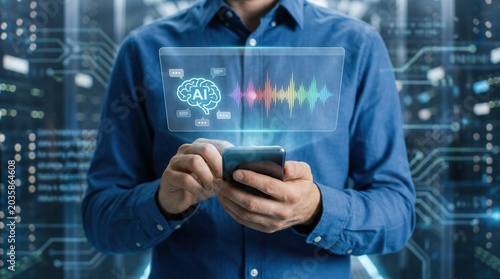 AI voice cloning technology enables natural speech synthesis for call translation and prevents scam through language recognition