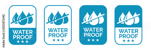 Tableau sur toile Waterproof icon set