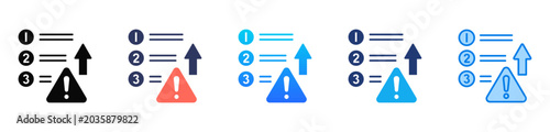 Photos Priority Setting icon sheet multiple style collection