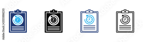 Konstfotografi Task History icon sheet multiple style collection