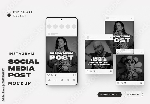 Instagram Social Media Post Mockup