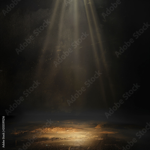 Luxury Spotlight on Dark Stage