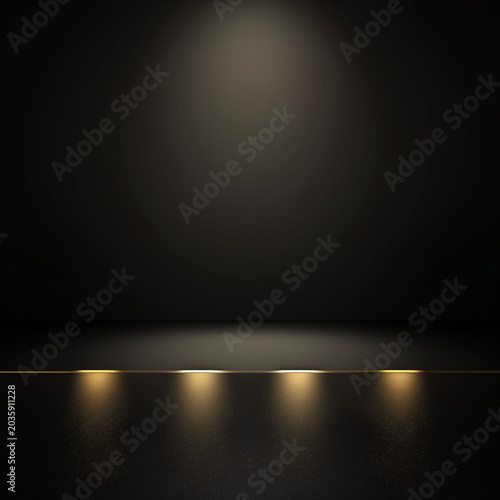 Luxury Spotlight on Dark Stage