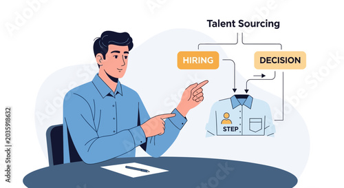 Talent Sourcing Process: Hiring, Decision, and Employee Step in Business