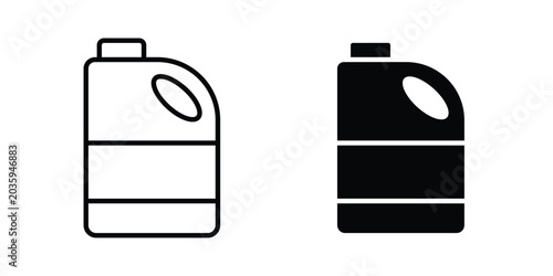 Tablou pe pânză Bleach cleaning icon graphic design symbols vector illustration