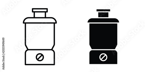 Food processor icon graphic design symbols vector illustration
