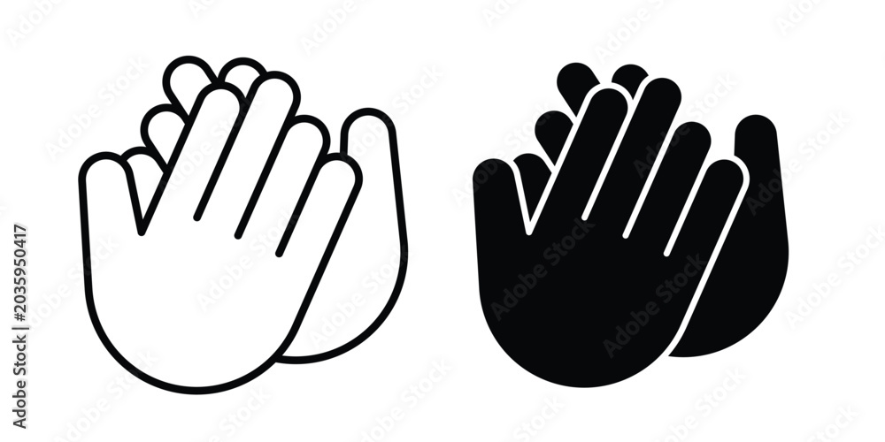 Fototapeta premium High Five icon graphic design symbols vector illustration