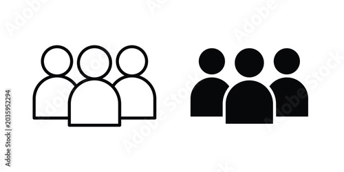 Slika na platnu people icon graphic design symbols vector illustration