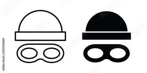 Bild auf Leinwand Thief icon graphic design symbols vector illustration