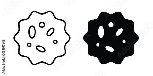 Tableau sur toile White blood cell icon graphic design symbols vector illustration